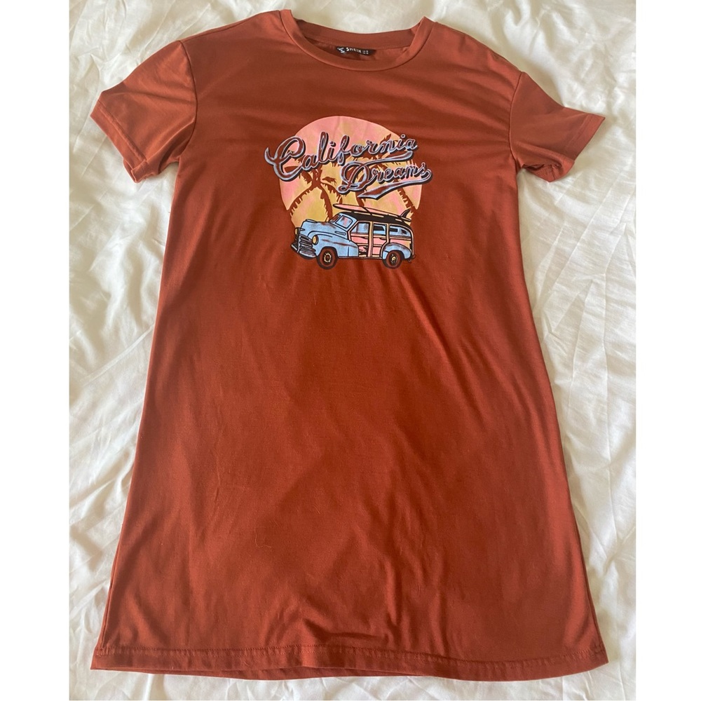 🦋Burnt Orange T-shirt Dress🦋